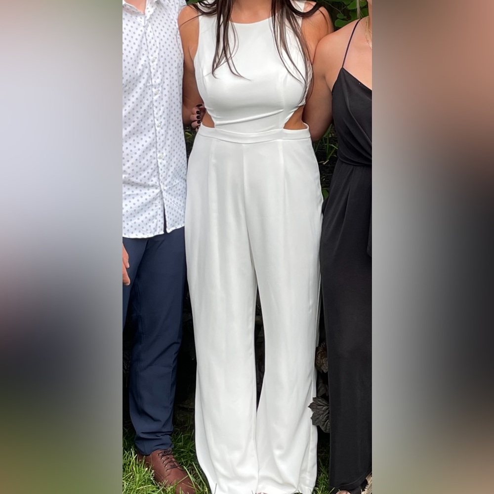 Lulus White Bridal Jumpsuit
